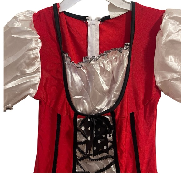 Red and White Halloween Costume Little Red Riding Hood - Picture 2 of 6